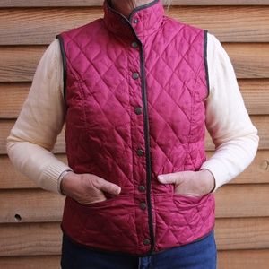 Eddie Bauer Goose Down Vest, Snowflake Pattern